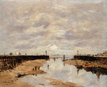 尤金 佈丹 The Jettys, Low Tide, Trouville